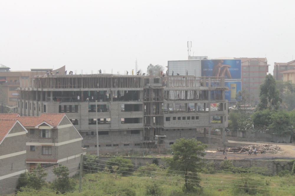 A Building comes up in Nairobi, Kenya